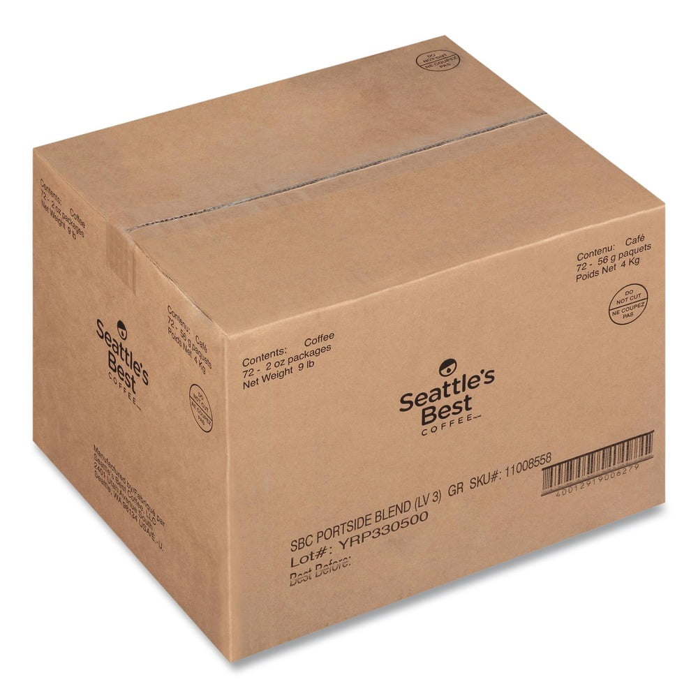 2.1 oz. Packet Premeasured Coffee Packs - Portside Blend (72/Carton)