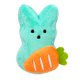 thumbnail image 3 of Conejito de peluche de Pascua, lindo muñeco de zanahoria Peep para niños, azul, 3 of 9