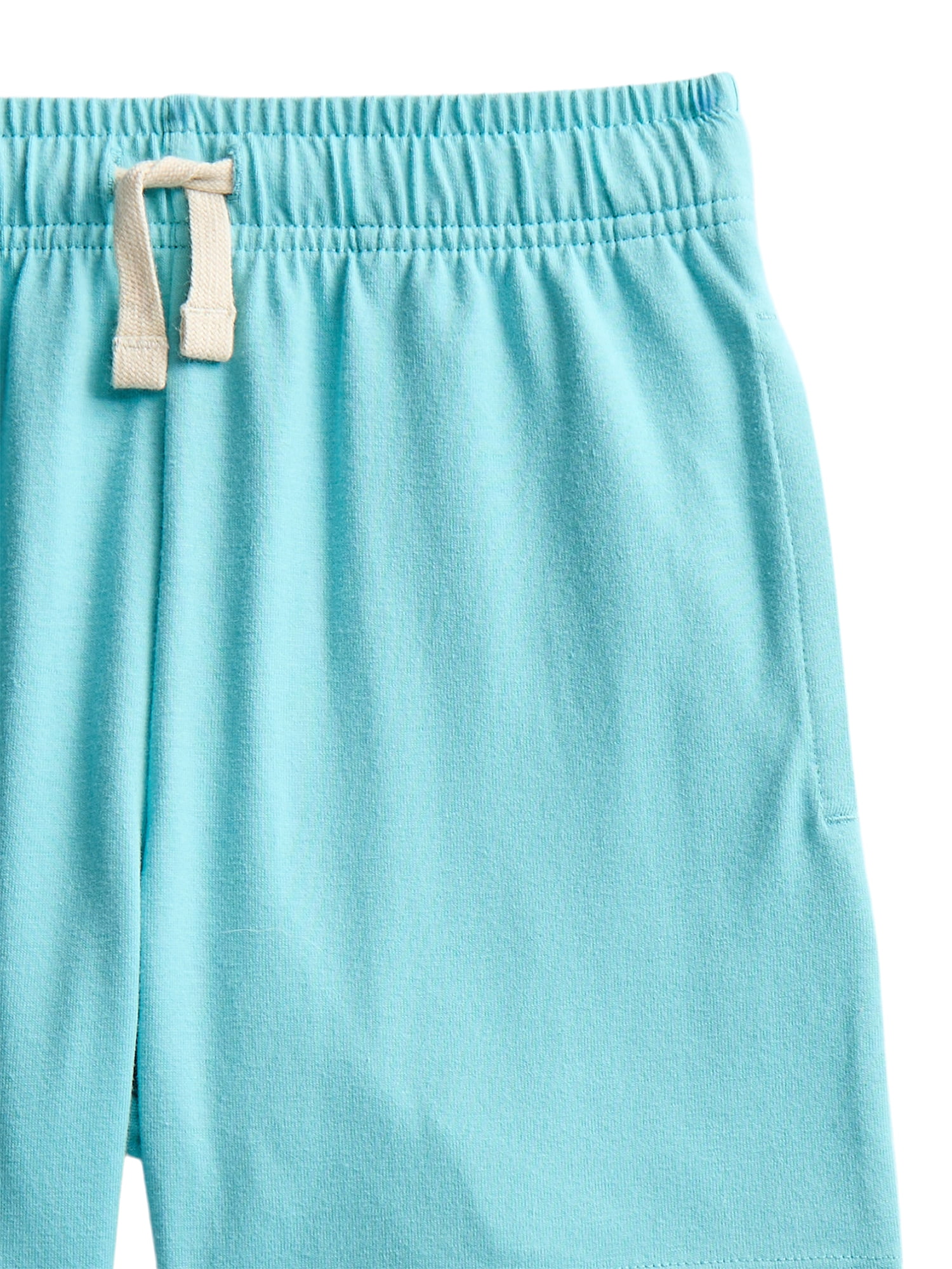 Wonder Nation Little Boys' Pull On Knit Shorts, 2-Pack, Sizes 4-10