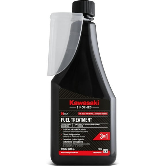 Kawasaki 99969-6622 KTECH 12oz Bottle of Fuel Treatment for 2-Cycle and 4-Cycle Engines