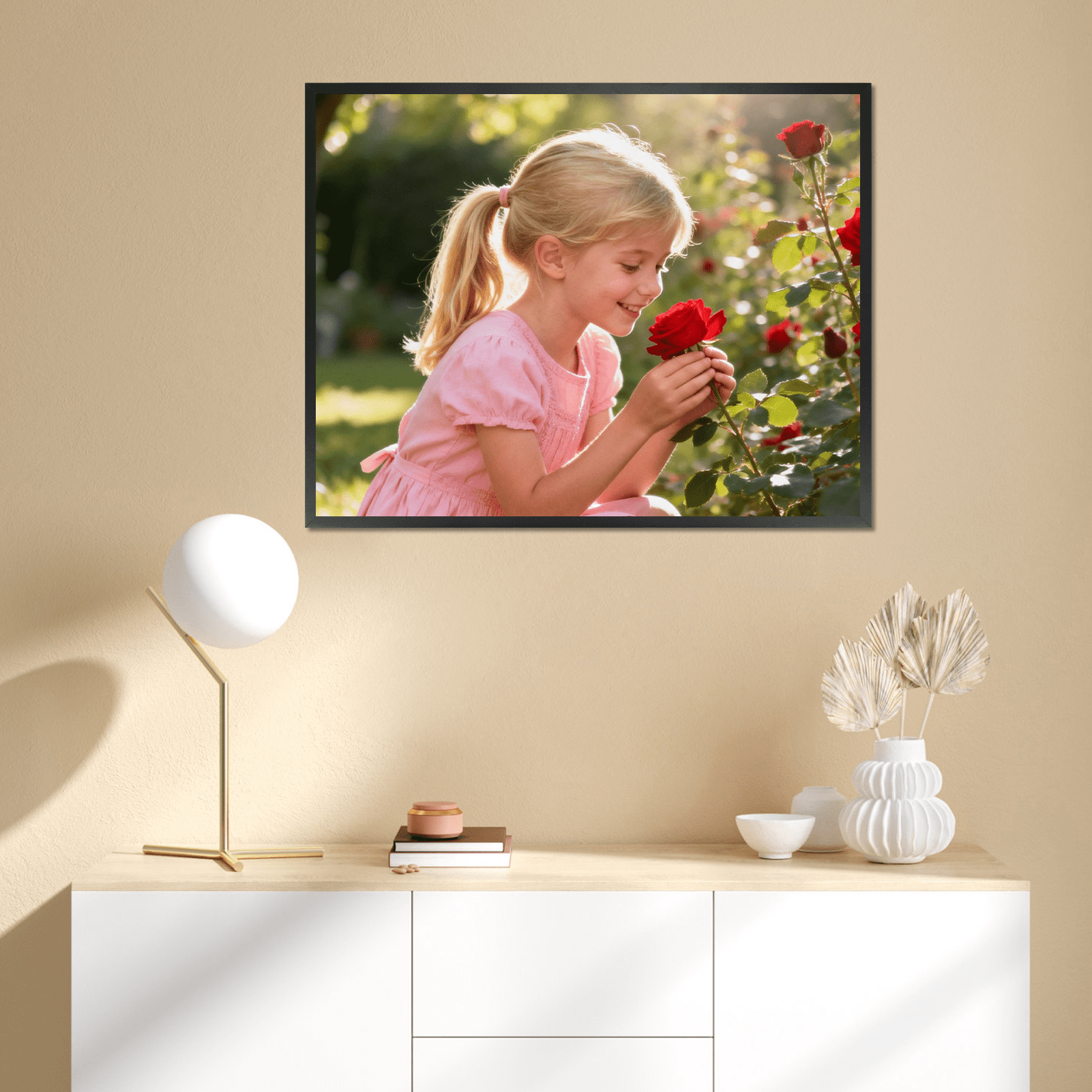 24x30 Picture Frame for Wall Mounted Display Vertically or Horizontally, Black