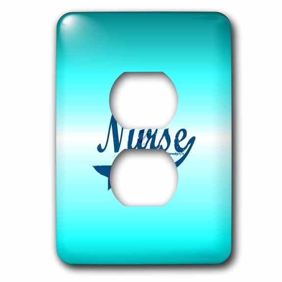 3dRose, Nurse Angel Halo, 2 plug outlet cover