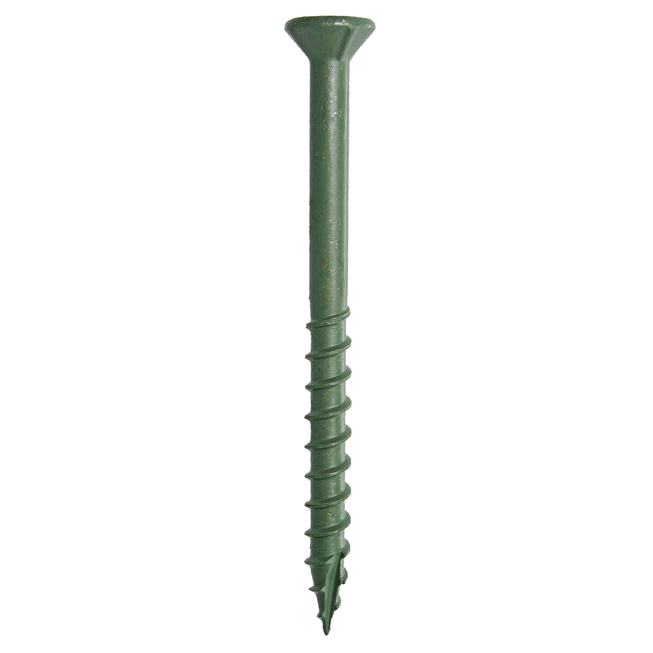 Grip-Rite PrimeGuard Plus #9 x 2-1/2 in. Green Wood to Wood Deck Screw 1lb.