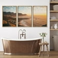 thumbnail image 3 of PixonSign Framed Canvas Print Wall Art Set Sunset Horizon Mountain Range Ocean Urban Architecture Photography Realism Scenic Landscape Decorative Colorful Multicolor for Bedroom- 16"x24"x3 Natural, 3 of 5
