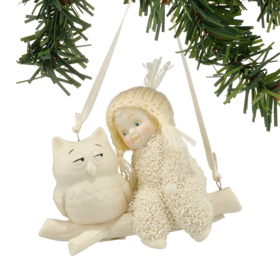 Department 56 Snowbabies Wise Advice Ornament Hanging Christmas Ornament 2.6in H