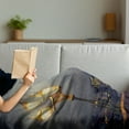 thumbnail image 3 of Night Soft Flannel Fleece Throw Blanket, Westminster Bridge London City UK Stormy Moody Weather European Urban Travel, Cozy Plush for Indoor and Outdoor Use, 70" x 90", Pale Grey Yellow, by Ambesonne, 3 of 5