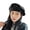 Black, variant on Casual Berets for Women Elegant French Beret Hat Beanie Hat Painter Cap Daily Costume Accessories Fall Winter Trendy