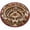 G-16x16inch, variant on 3D Optical Illusion Christmas Rug Round Holiday Area Carpet with Festive Winter Snowman Pattern Detail for Entryway Indoor Living Room Floor Soft Accent Decor Atmosphere Party Ornaments Display