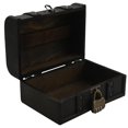 thumbnail image 1 of Retro Treasure Vintage Caja de almacenamiento de madera Estilo antiguo Contraseña Afortunado Sencillez, 1 of 5