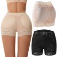 thumbnail image 2 of Elastic Seamless Panties For Women Tummy Control Butt Enhancer Cotton Lace Breathable Everyday Wear apricot XXL, 2 of 4