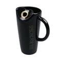 thumbnail image 3 of MERRYHAPY Ceramic Mug Black Simple Style Drinking Cup Home Use 1Set 3.1x3.1x6.3In, 3 of 4