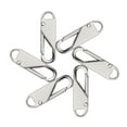 thumbnail image 4 of 6pcs Detachable Zipper Pull Tab Replacement Backpack Clothing Zipper Pullers, 4 of 9