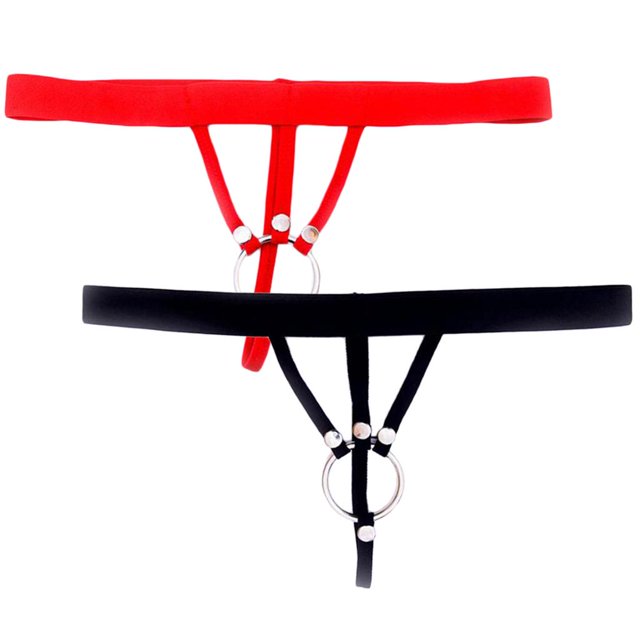 2Pcs Ropa Interior rreas G para Hombres Tangas Atractivo de Hombre Lencería BLESIY Hombres Ropa interior