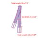 thumbnail image 5 of Soporte de correas de sujetador ajustable antideslizante con banda elástica para mujer 10 piezas uxcell Púrpura L*W:7.9'*0.39', 5 of 6