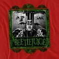 thumbnail image 2 of Beetlejuice Carousel Beetlejuice Unisex Adult T-Shirt, Red, Small, 2 of 7