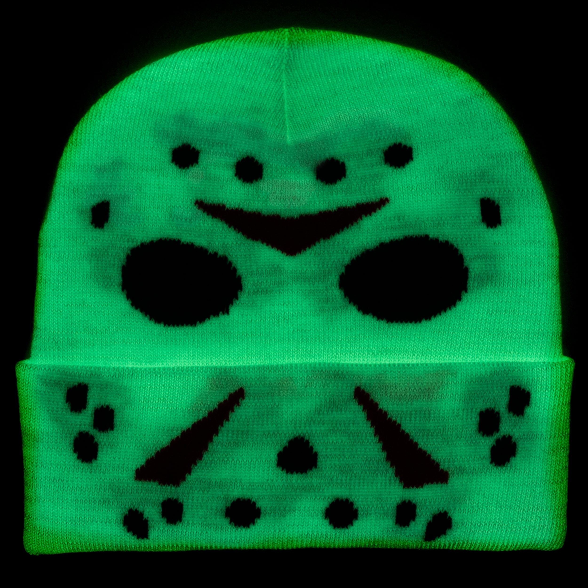 Friday the 13th Jason Glow in the Dark Halloween Horror Beanie