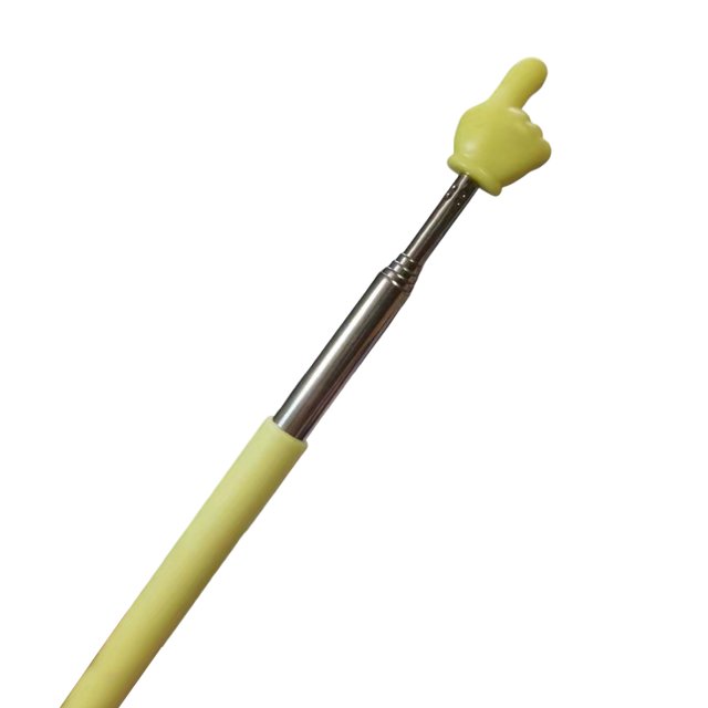 CSChome Bâton de Doigt Extensible Rétractable Pointeur de Doigt Télescopique, Mini Présentateur Portatif pour Tableau Blanc