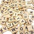 thumbnail image 1 of Azulejos de madera para Scrabble Sunnyglade, 1000 unidades, letras mayúsculas de la A a la Z, 1 of 4