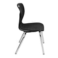 thumbnail image 2 of Regency Kee 42" Round Height Adjustable Classroom Table - Grey & 4 Andy 18-in Stack Chairs- Black, 2 of 6