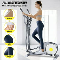 Doufit Heavy Duty Elliptical Fitness Machine for Home with Monitor