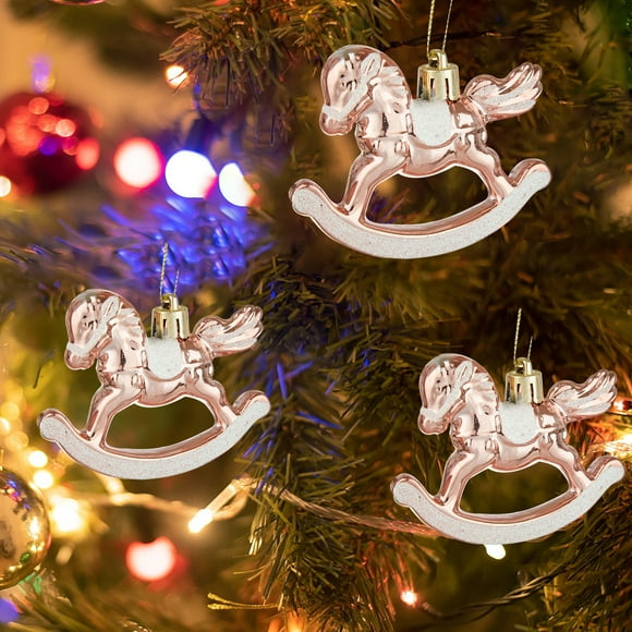 6pcs Christmas Carousel Hanging Material Alien Christmas Ball Decoration