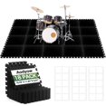 thumbnail image 1 of Alfombrillas para Piso Aodyow Absorbentes de Sonido 18 Piezas 15.7x11.8x0.8 cm, 1 of 6