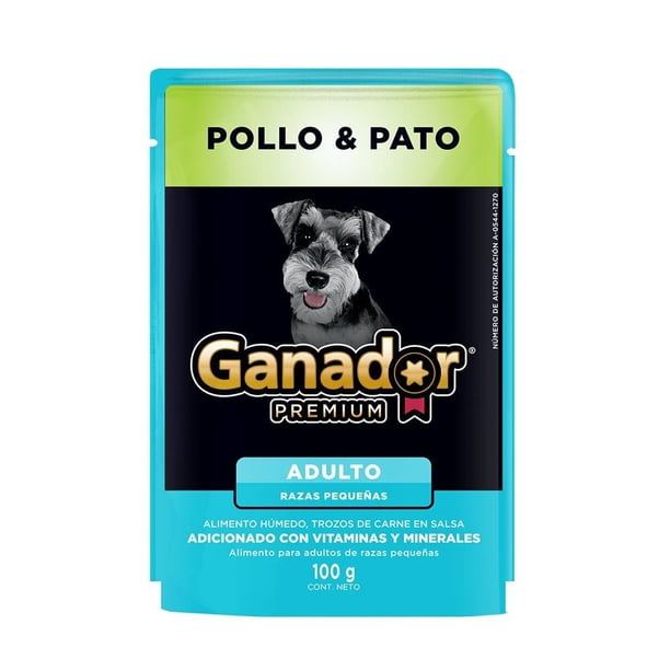 Alimento para Perro Ganador Premium Adulot Pollo Pato 100 g