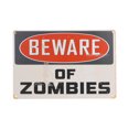 thumbnail image 1 of Halloween Decoration Warning Signs Halloween Signs Iron Warning Sign 1Pcs, 1 of 1