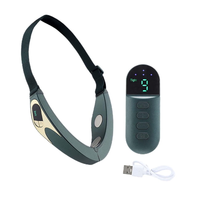 Dispositivo eléctrico de estiramiento facial perfecl máquina de elevación de mentón facial y de piel para rostro y mentón Verde