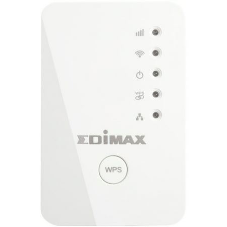 Cat5e/6 Mini Extender - Edimax EW-7438RPn Mini N300 WiFi Extender with Signal Congestion Analysis and Parental Control App, White