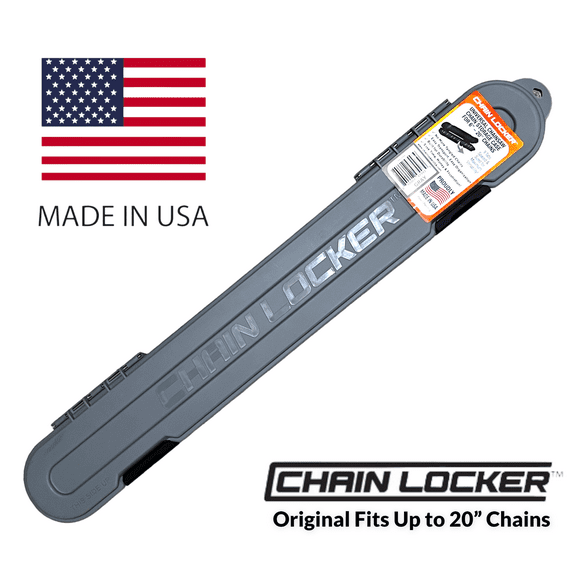 Stens CHN-2103 Chain Locker Gray Color 2" Height 27 3/4" Length 4 1/4" Width For 6" to 20" Chains