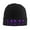 Black, variant on Nebula Galaxy Purple Winter Beanie Hats for Men Women Warm Cozy Knitted Cuffed Skull Cap Deep Heather