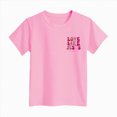 thumbnail image 6 of kpoplk Shirt for Girls Toddler Kids Graphic Short Sleeve Shirts Cotton Baby Girl T Shirt Summer Tops(Pink,2-3 Y), 6 of 6