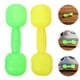 thumbnail image 2 of 2 pares de mancuernas de plástico para niños pequeños, equipo de entrenamiento seguro y divertido para hacer ejercicio y fitness por la mañana, 2 of 7