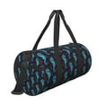 thumbnail image 3 of KLL Blue Seahorse Duffle Bag For Men Women Sport Gym Fitness Tote Travel Training Workout Basketball Football Weekender, 3 of 8