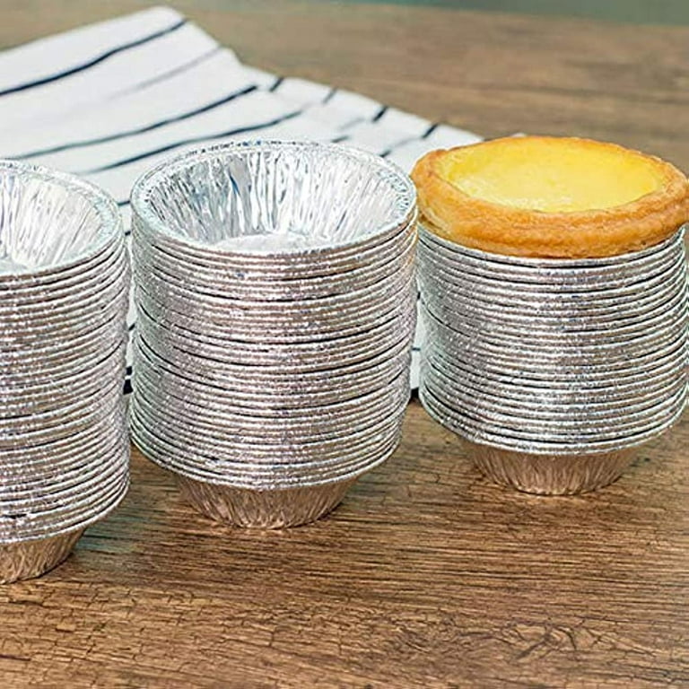 10 Pcs Aluminum Foil Small Pie Pans Disposable Mini Pie Tins Round