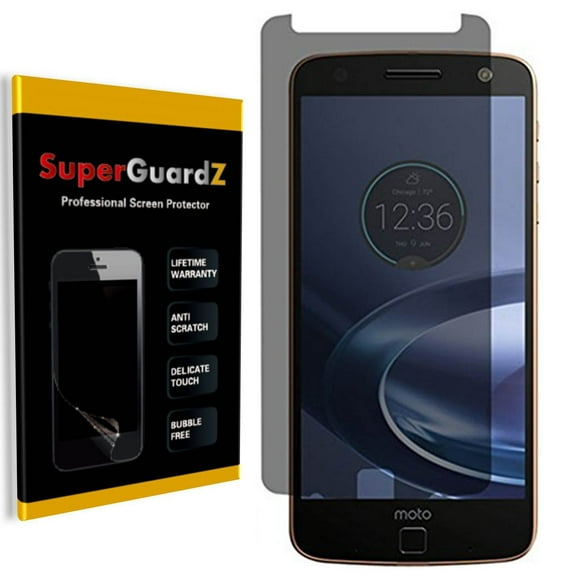For Motorola Moto Z Force / Moto Z Force Droid - SuperGuardZ Privacy Anti-Spy Screen Protector, Anti-Scratch, Anti-Bubble, Anti-Fingerprint