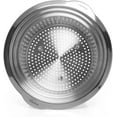 thumbnail image 5 of Chantal 3.Clad Tri-Ply 7 quart Stockpot with Pasta-Steamer Insert, Polished Stainless Steel, Tempered Glass Lid, 5 of 5
