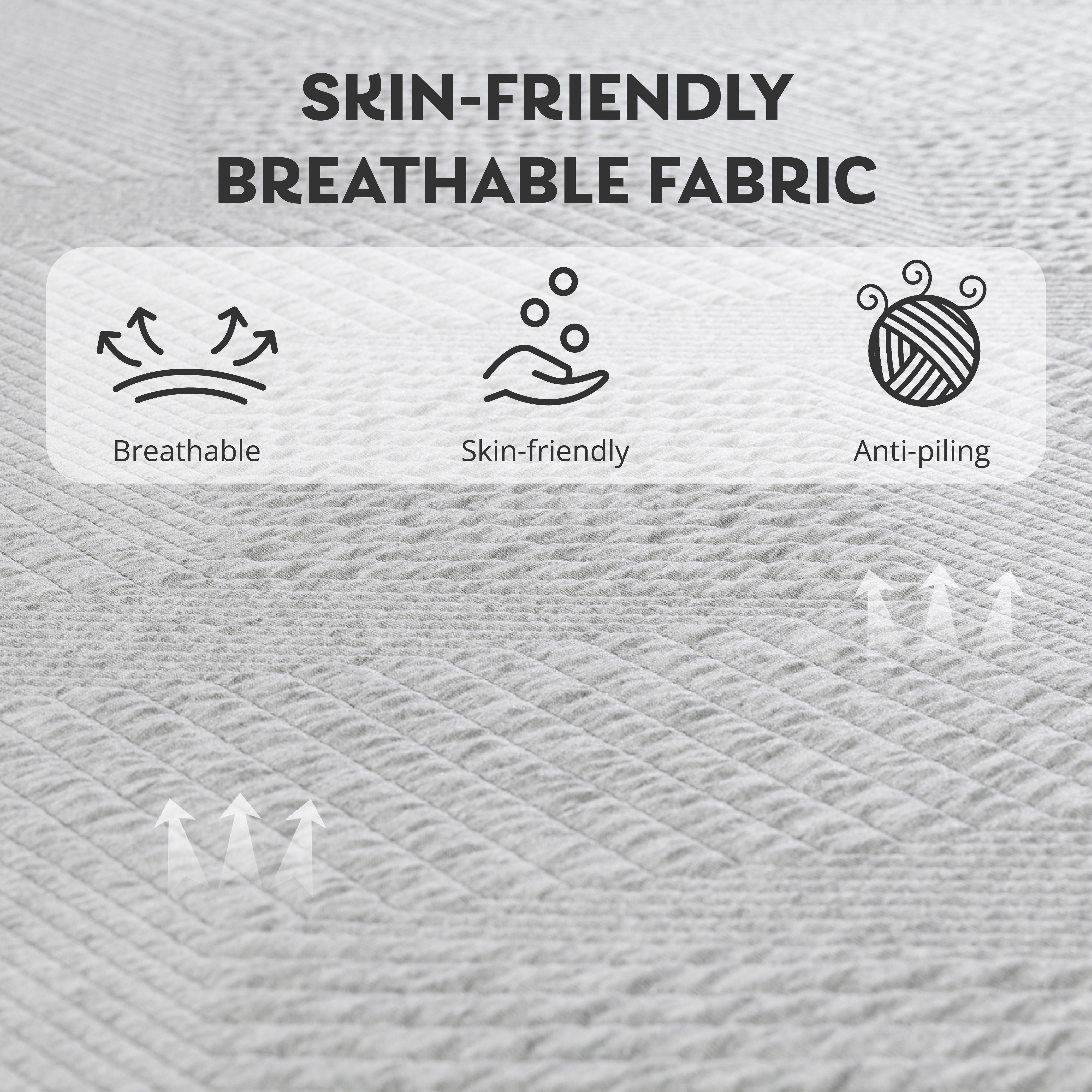 MLILY Ego Gray 14 inch Full Size Mattress, Gel Memory Foam Mattress in a Box