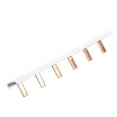 thumbnail image 1 of Circuit Breaker Bus Bar Terminal Block Busbar Comb 63A Pure Copper with PVC Insulation for C45 DZ47 IC65N Air Switches, 1 of 7