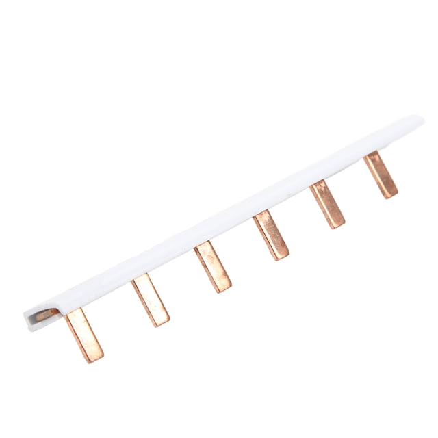 Circuit Breaker Bus Bar Terminal Block Busbar Comb 63A Pure Copper with PVC Insulation for C45 DZ47 IC65N Air Switches