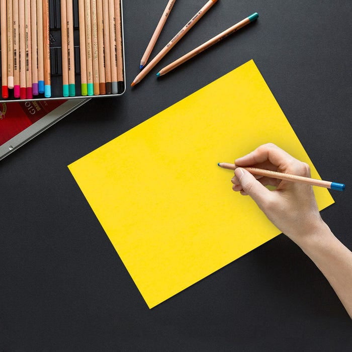 JAM Paper Solid Colors, 8 1/2 x 11, Yellow, 65lb, 2 packs of 50