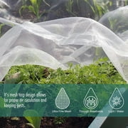 Garden Netting, Plant Covers 10x33Ft Net Ultra Fine Mesh Protection Netting for Vegetable Plants Fruits Flowers Crops Greenhouse Row Cover Raised Bed Barrier Screen Protection Net Cover