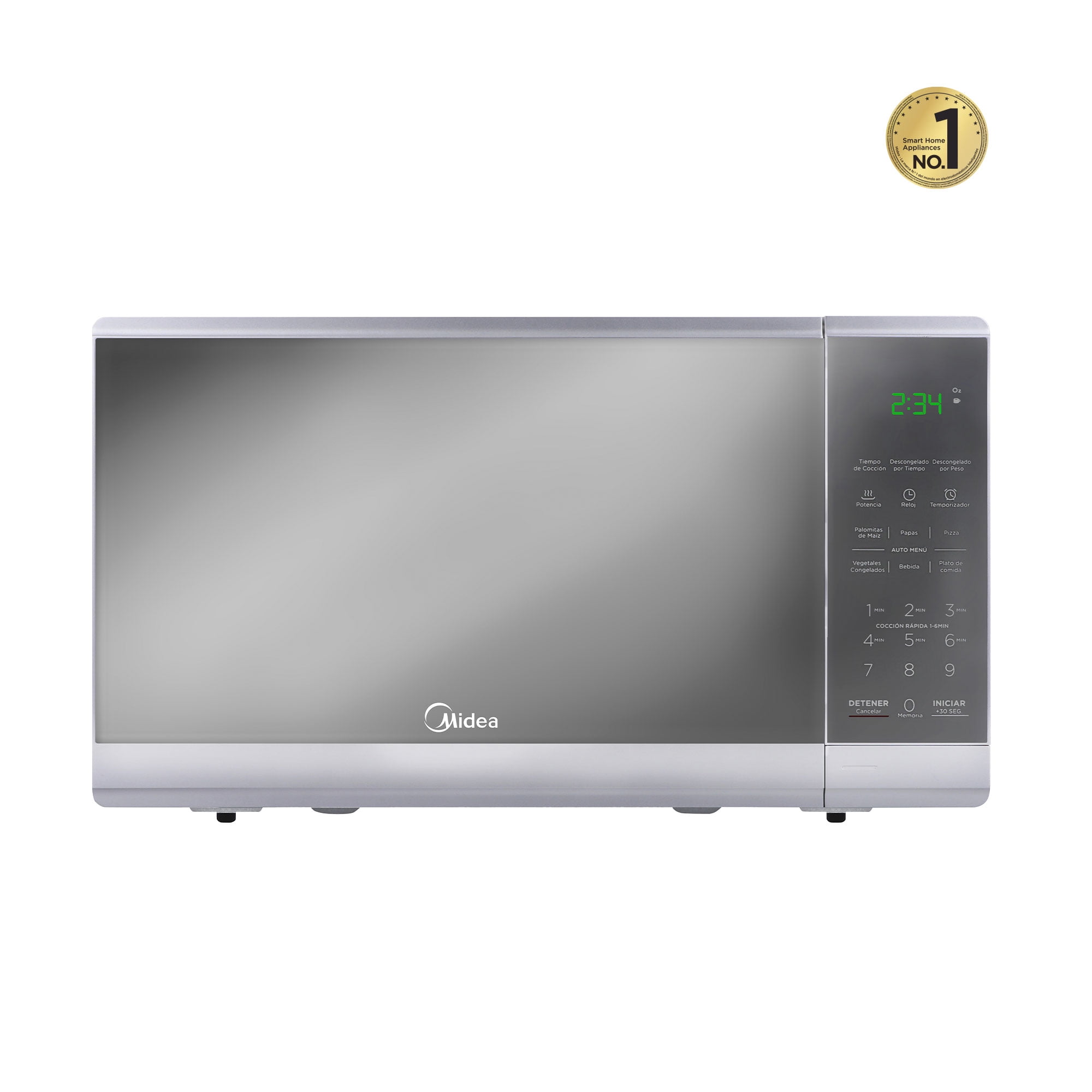 Horno Microondas Midea Mmdf07s2mg 0.7 Pies Espejo Practia