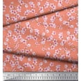 thumbnail image 2 of Soimoi Silk Fabric Blossom Floral Print Sewing Fabric Yard 42 Inch Wide, 2 of 3