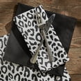 thumbnail image 4 of Split P Black Safari Leopard Printed Napkin Set of 4, 4 of 5