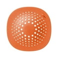 thumbnail image 1 of Toystoory Colector de pelo de drenaje, filtro de drenaje para fregadero, cubierta para lavabo de ducha, accesorio de filtro, cocina, baño, ducha Juegos de accesorios de baño Naranja, 1 of 6