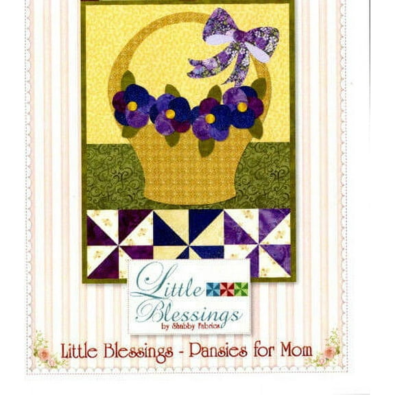 Pattern, Little Blessings-Pansies for Mom