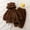 Brown, variant on Wavsuf Outfits Set Clothes for Kids Top+Pant Zipper Warm Home Winter Black Pajama Set Size 18-24 Months