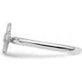 thumbnail image 3 of Solid Sterling Silver Stackable Expressions Citrine Starfish Ring - Ring Size 6.0, 3 of 8